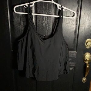 Shein Curve Plus Striped Tie Side Bikini Swimsuit